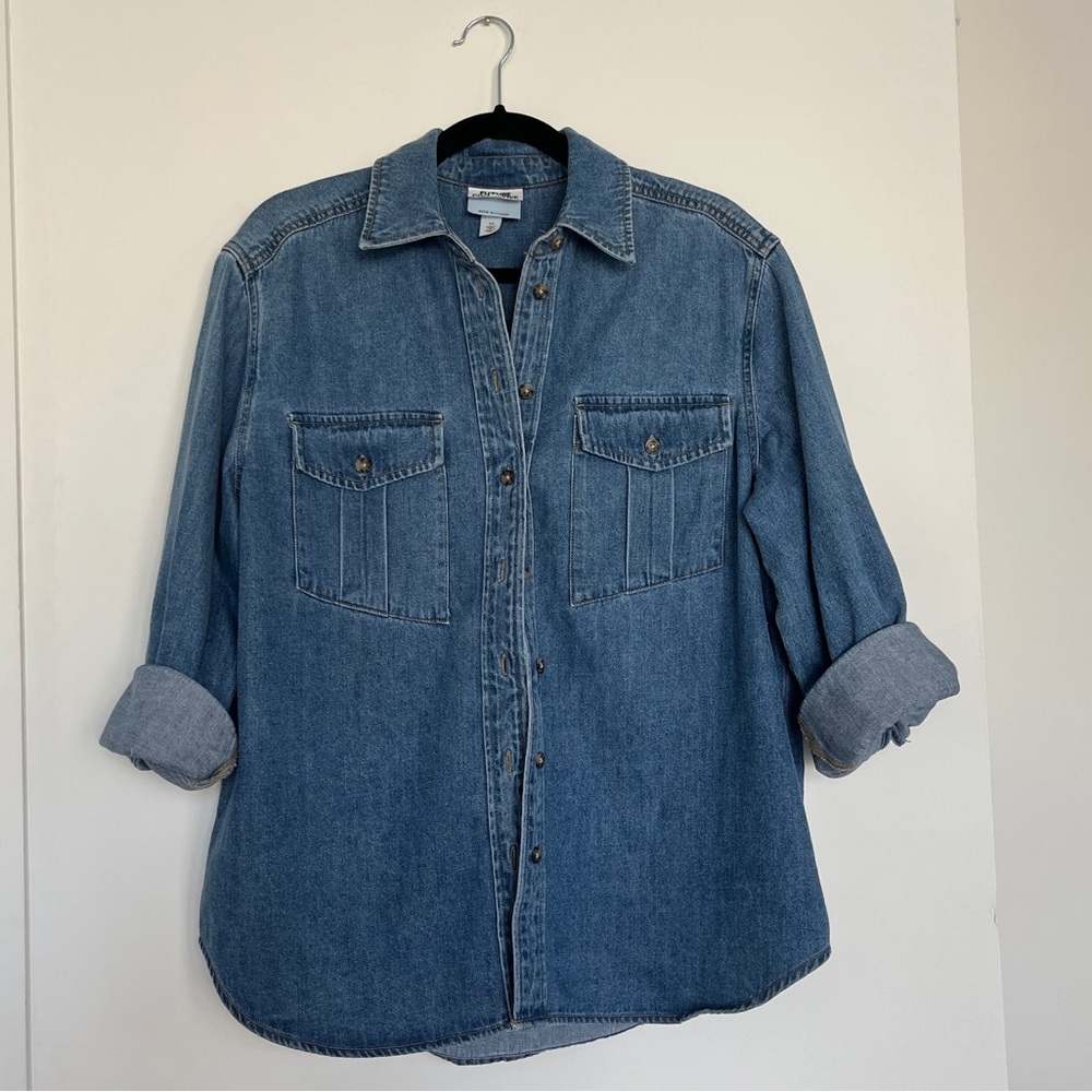 Future Collective x Reese Blutstein denim shirt